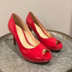 Cole Haan peep toe pumps